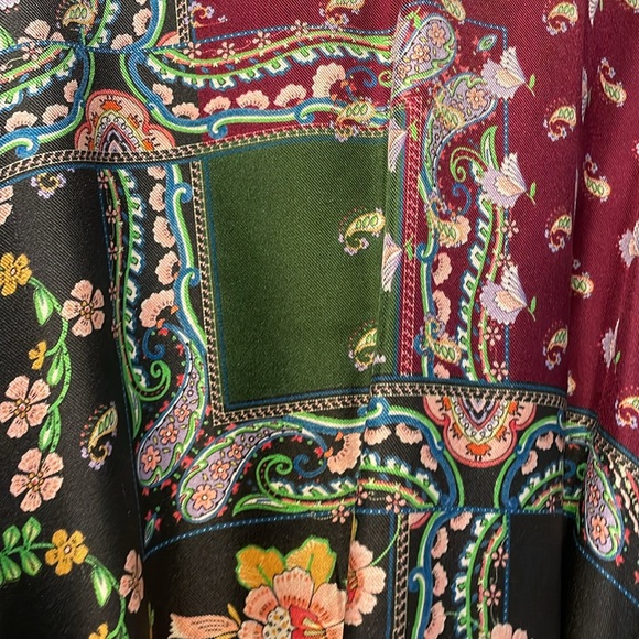 Kimono style Johnny Was silk dress - Picture 6 of 7